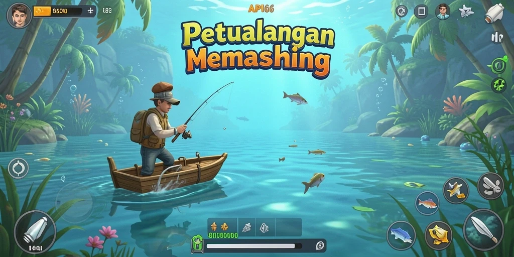 Tangkapan ikan yang megah dalam gameplay API66.