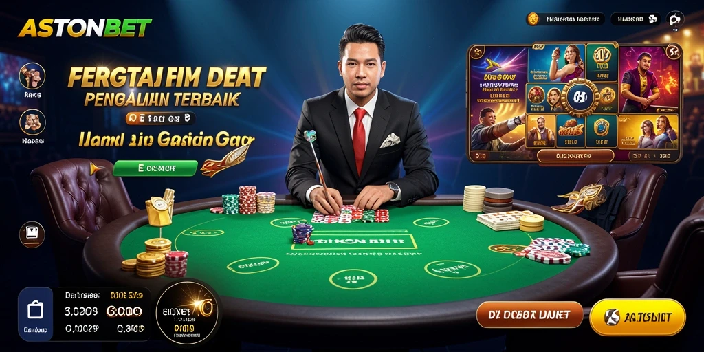 Tampilan gameplay seru dari aplikasi Live Casino ASTONBET.