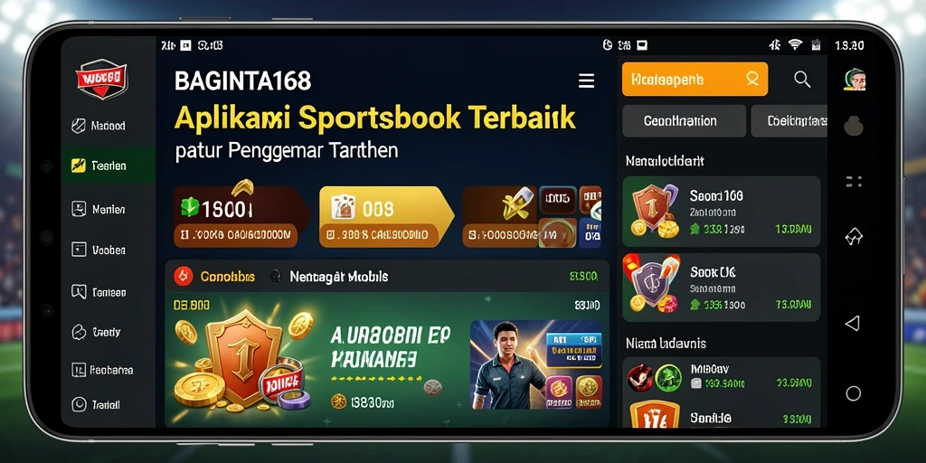 Tampilan antarmuka <strong>BAGINTA168</strong> yang menarik dan user-friendly untuk taruhan olahraga.