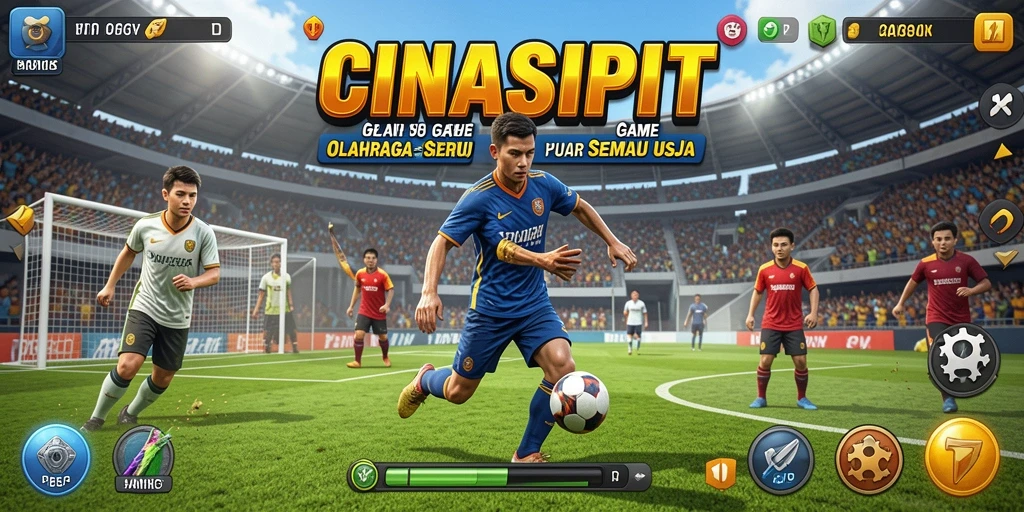 Tampilan gameplay CINASIPIT yang seru dan menantang.