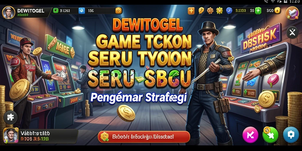Screenshot DEWITOGEL menampilkan gameplay Tycoon yang menarik dan dinamis.