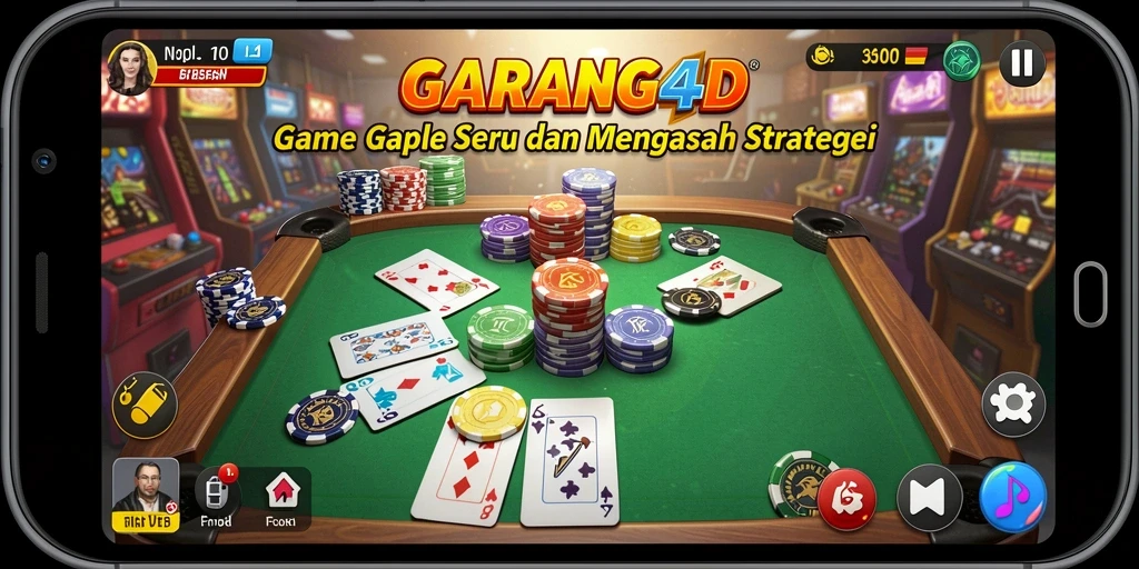 Tampilan gameplay Gaple di GARANG4D yang penuh tantangan dan keseruan.