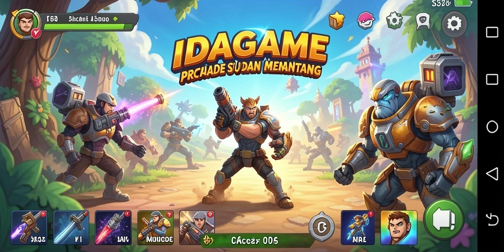 Tampilan gameplay seru dari IDAGAME dengan aksi yang dinamis.