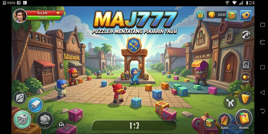 Tampilan gameplay MAJ777 yang menantang dan menyenangkan.