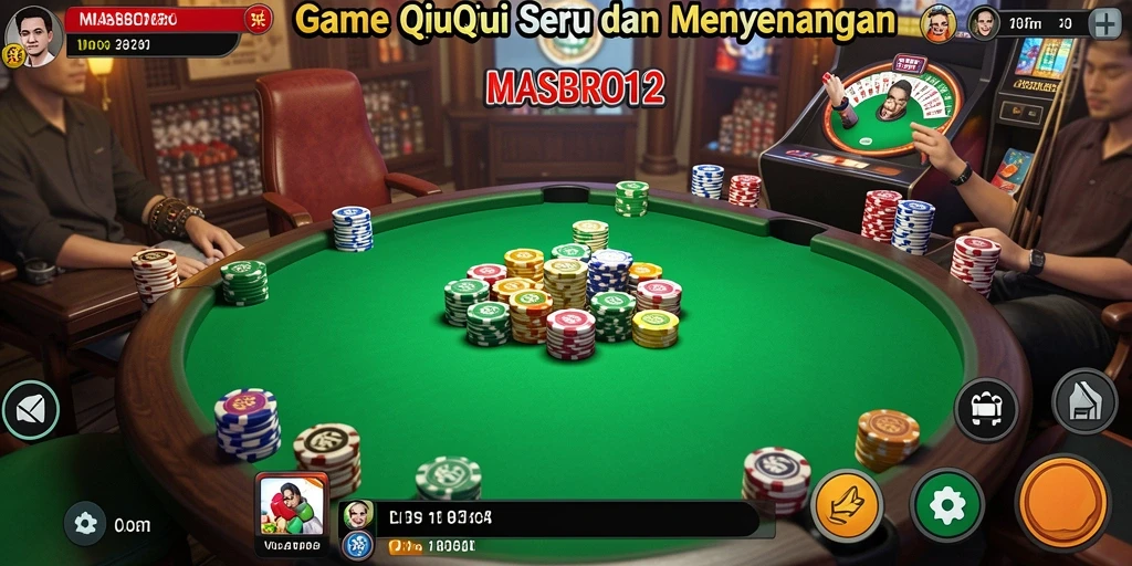 Tampilan gameplay QiuQiu yang seru dan menantang di MASBRO12.