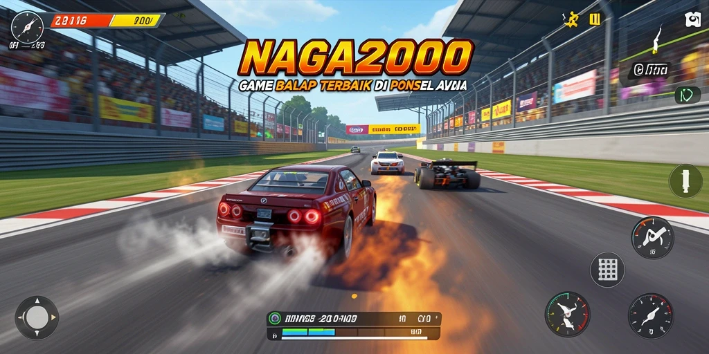 Tampilan gameplay NAGA2000 yang seru dan mendebarkan.
