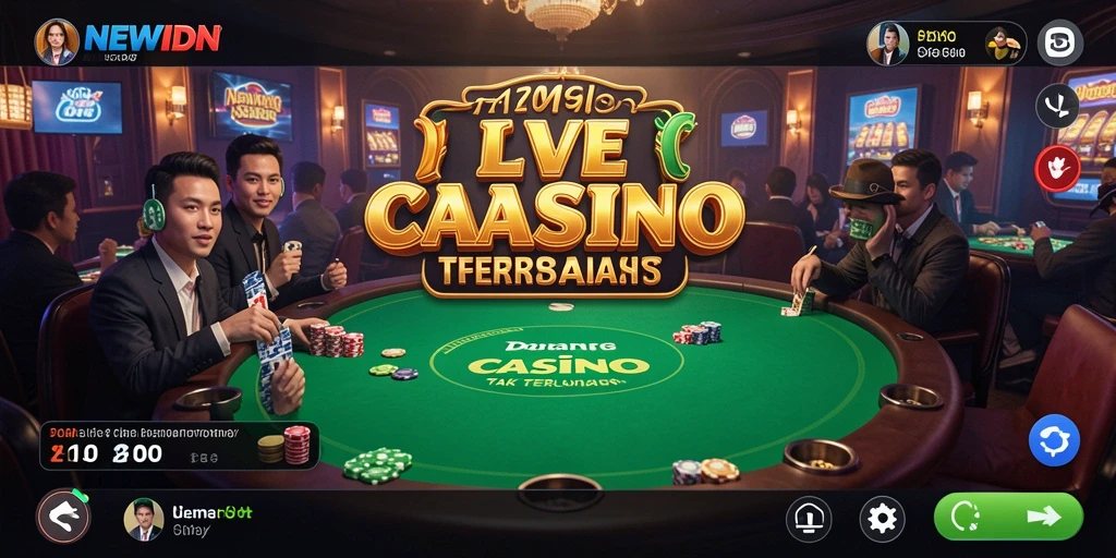 Screenshot gameplay Live Casino NEWIDN yang menarik dan interaktif.