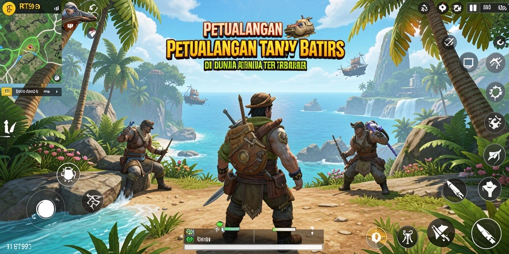 Gameplay menakjubkan di dunia terbuka RT99 dengan berbagai aktivitas.